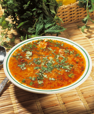 la soupe de légumes marocaine