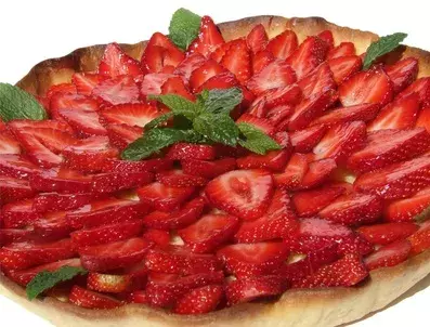 La tarte aux fraises