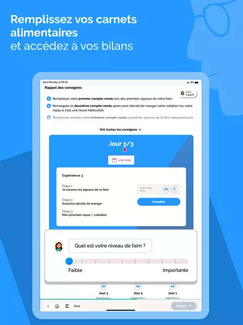 carnet alimentaire linecoaching